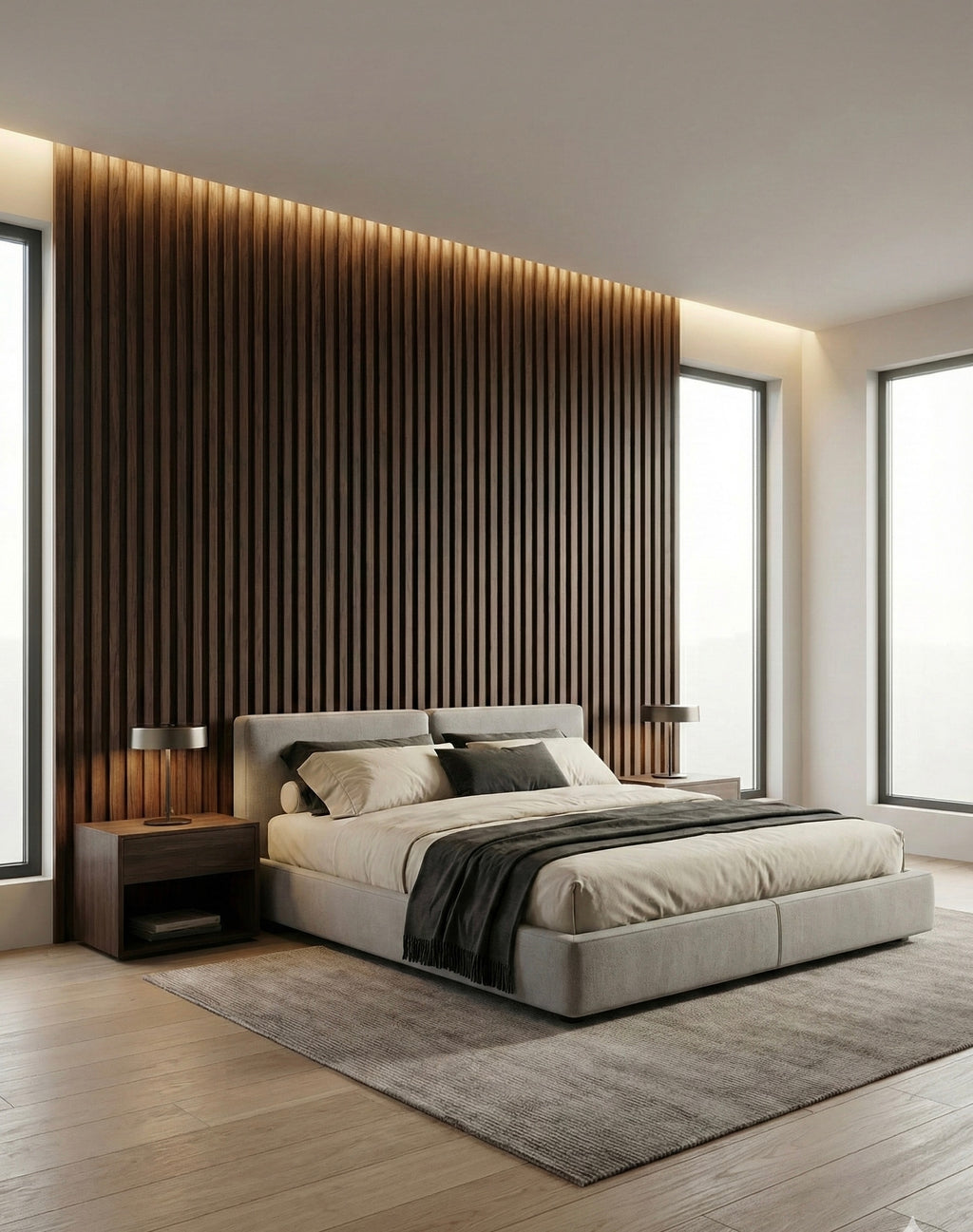 Smoked Walnut PVC Wall Panel 000