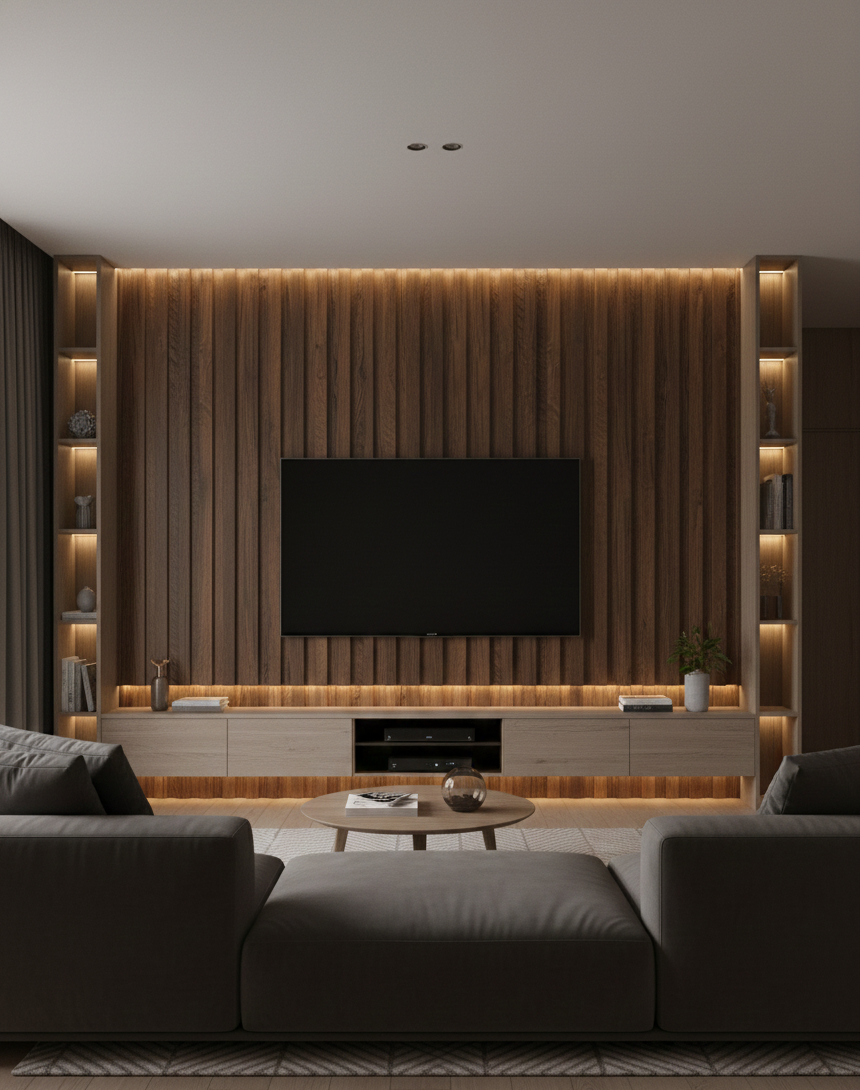 Barnwood Brown PVC Wall Panel P004