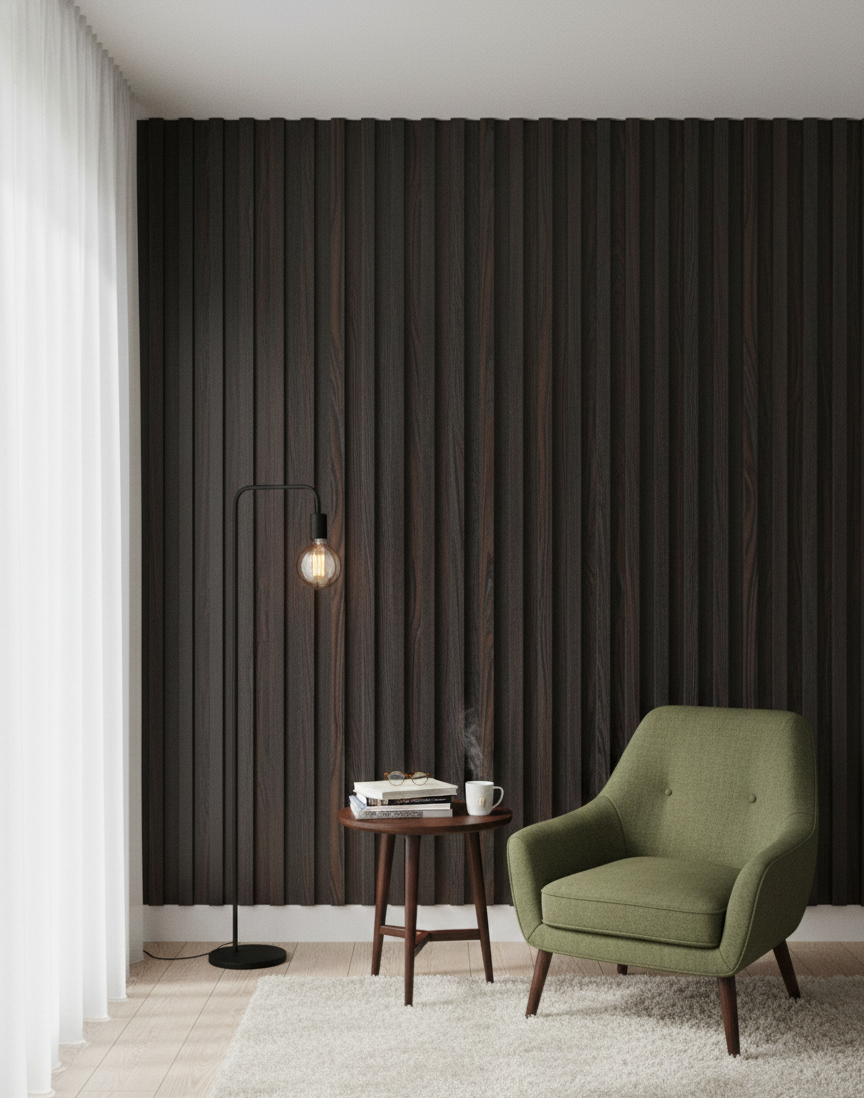 Black Ebony PVC Wall Panel M2050