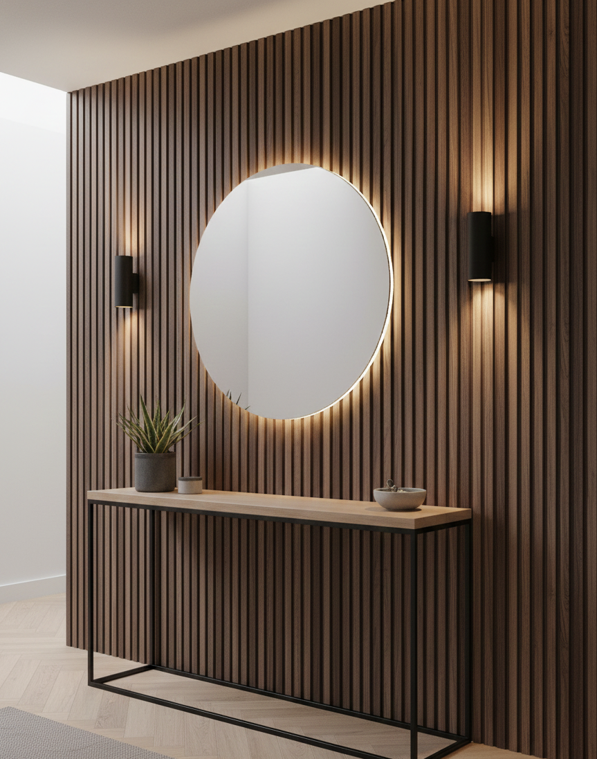 Dark Mocha PVC Wall Panel P002