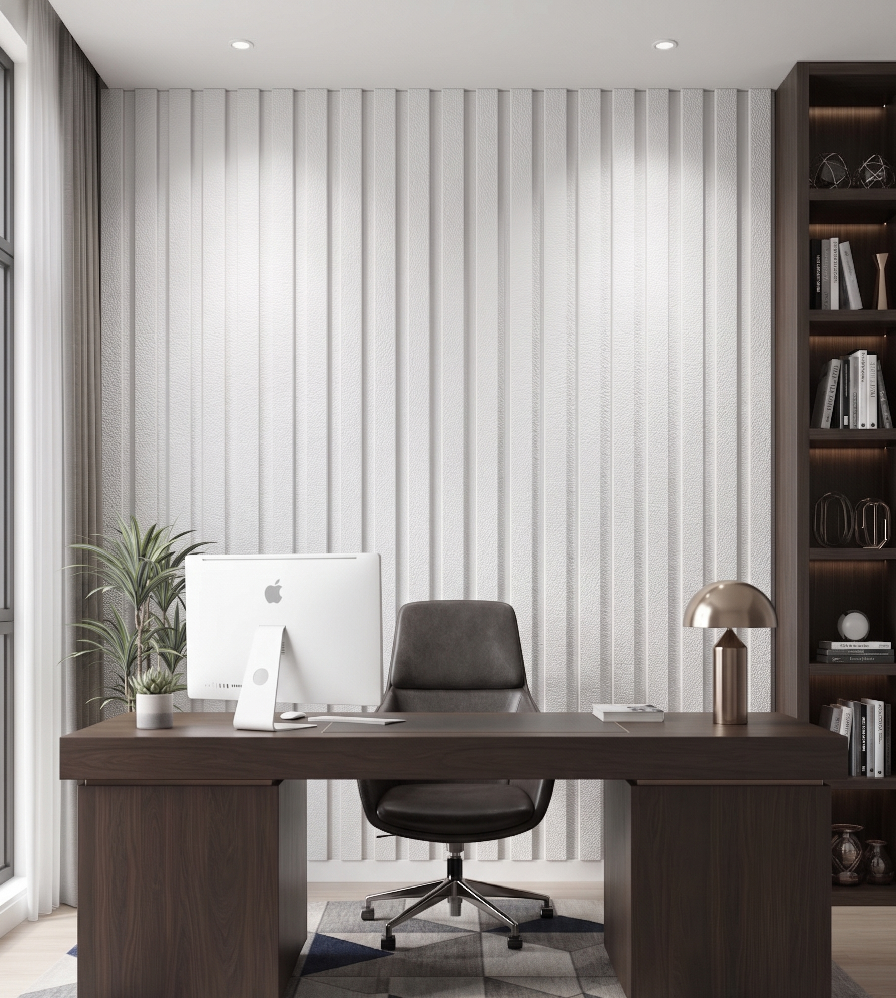 Faux Leather Pearl WPC Wall Panel PG9001