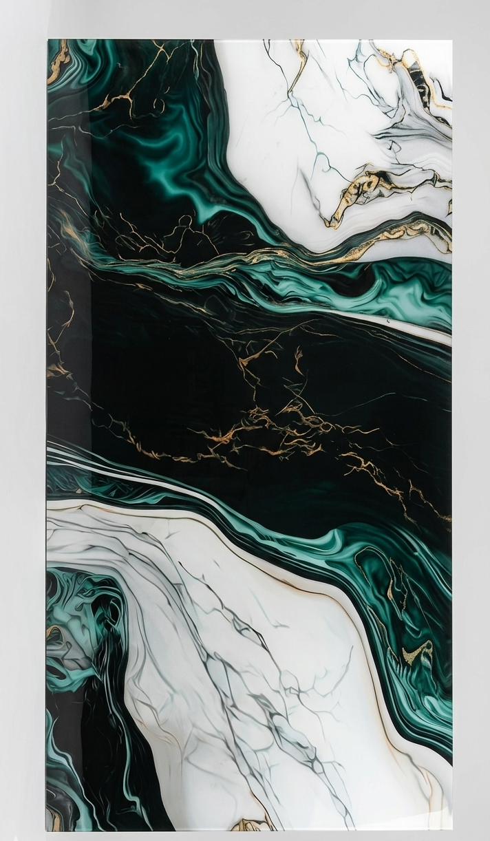 UV PVC Midnight Emerald