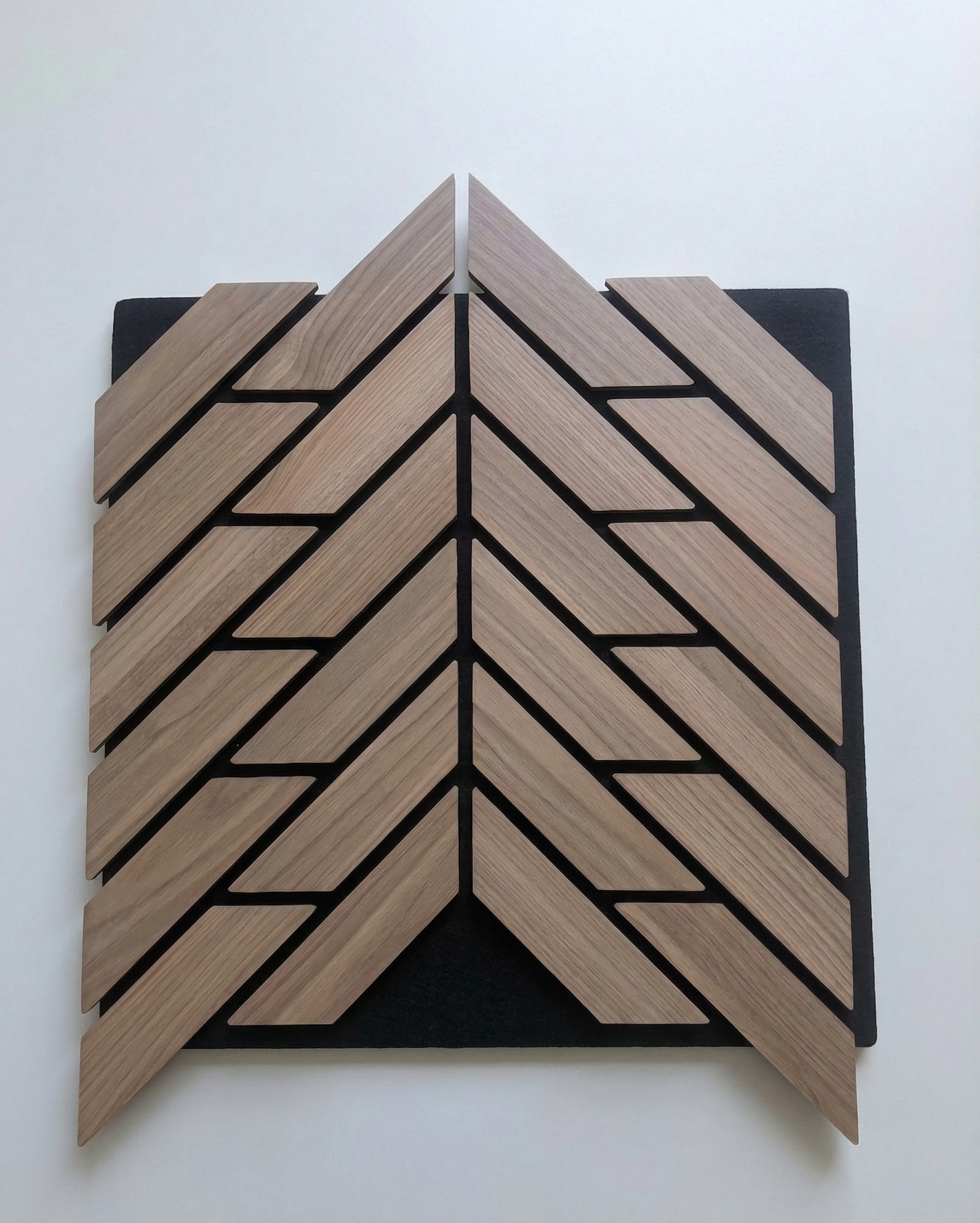 Herringbone Light Oak Acoustic Wall Panel