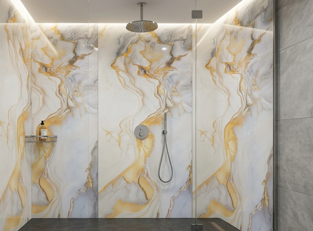 UV PVC Ocean Marble