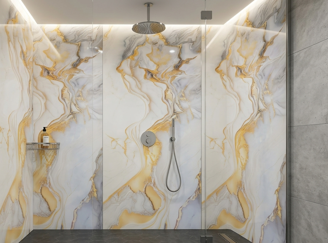 UV PVC Ocean Marble