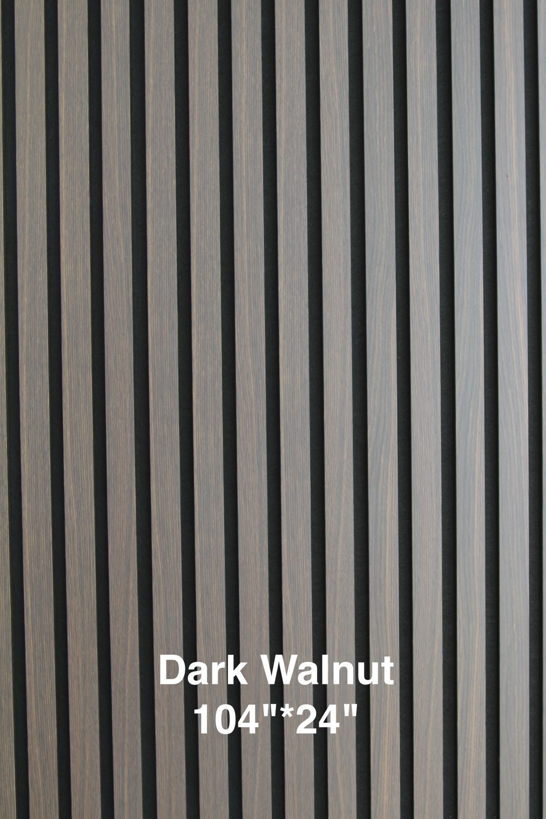 Dark Walnut Slat Acoustic Wall Panel