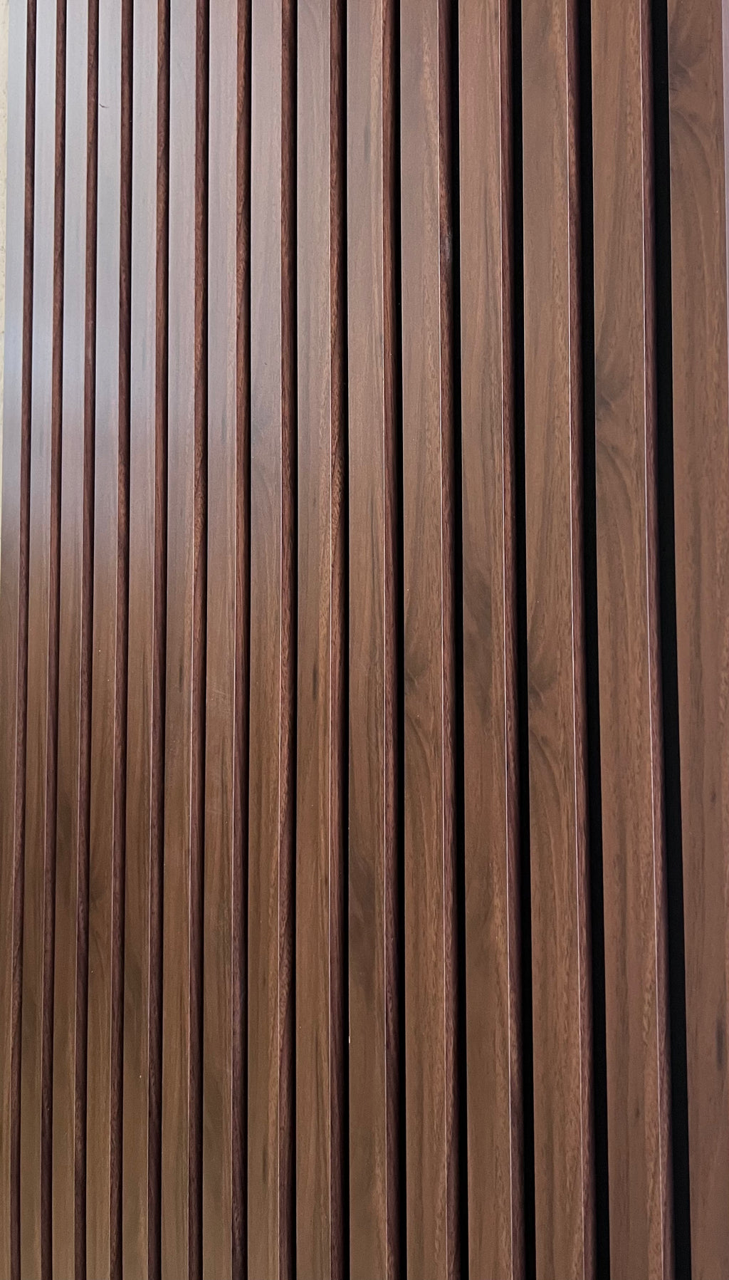 SAMPLE Walnut Slat Acoustic Wall Panel