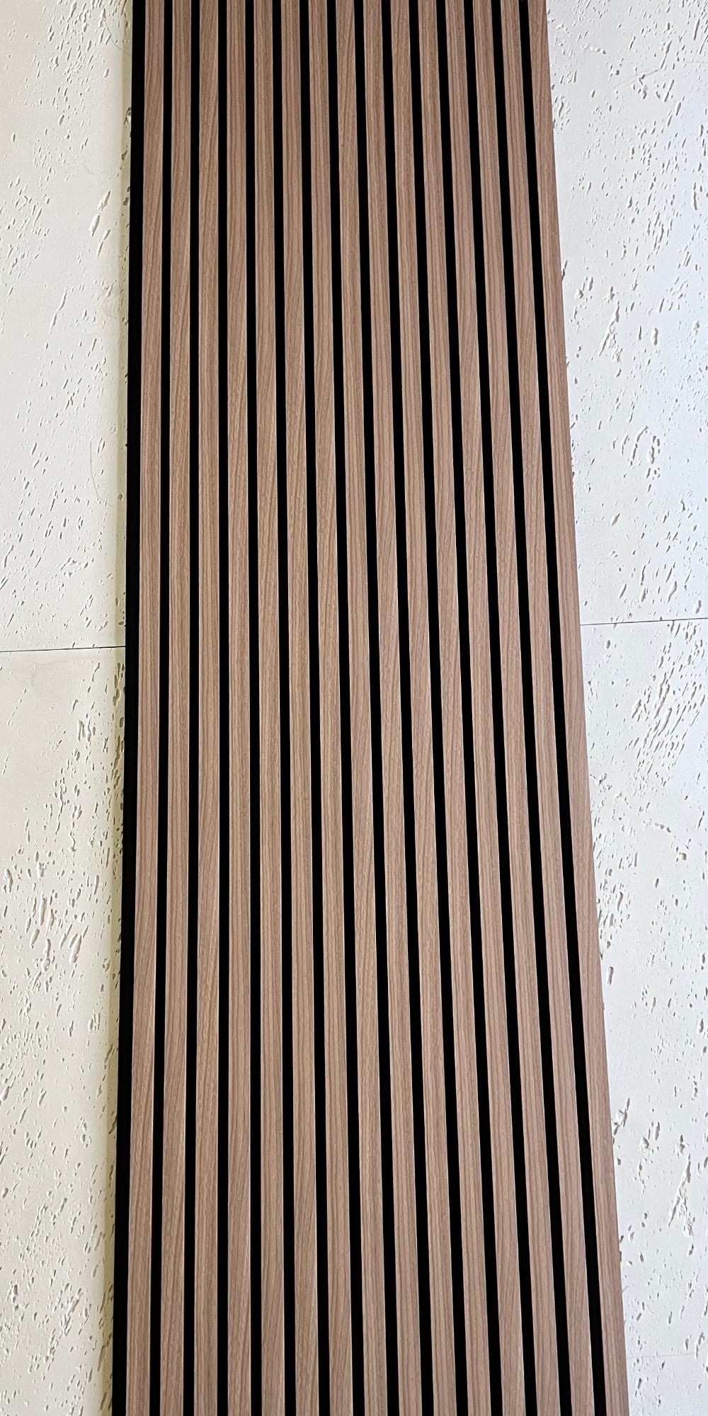 Light Oak Slat Acoustic Wall Panel