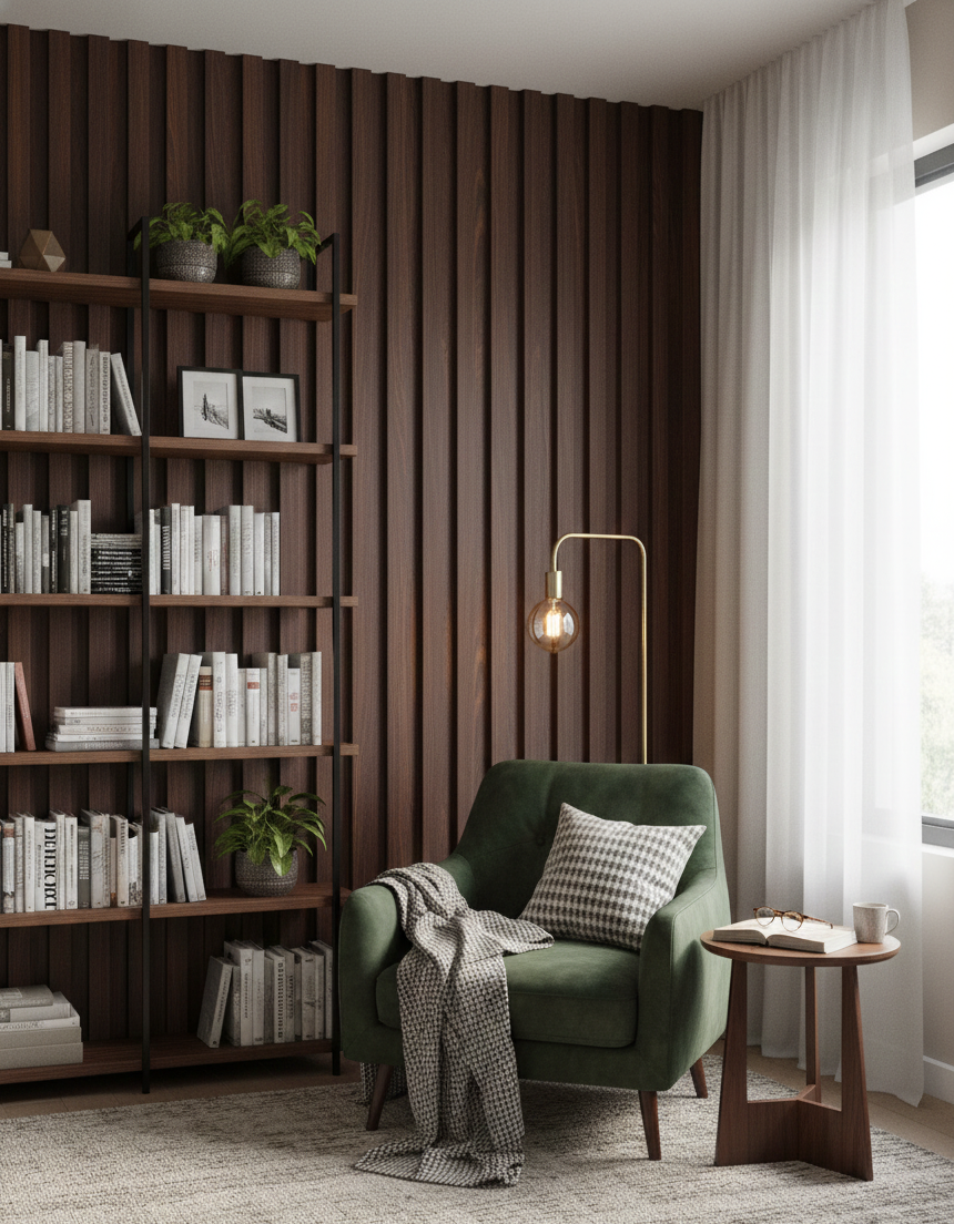 Roasted Chestnut PVC Wall Panel M2044