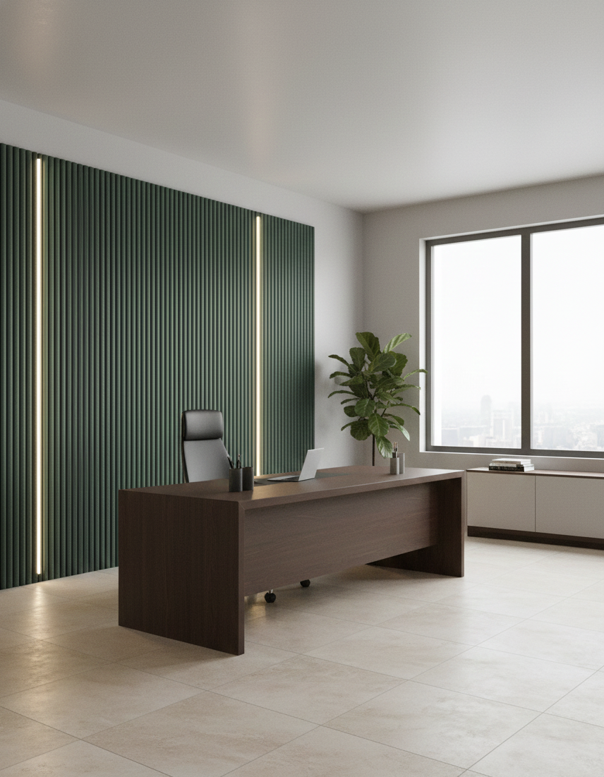 Wave Emerald (F5009) Wall Panel