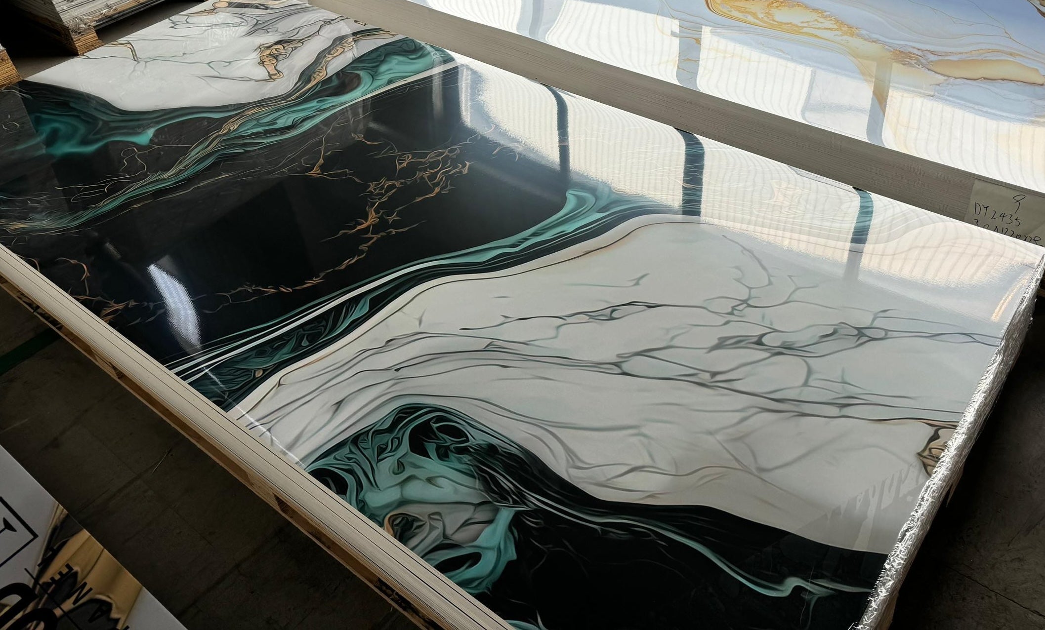 UV PVC Midnight Emerald